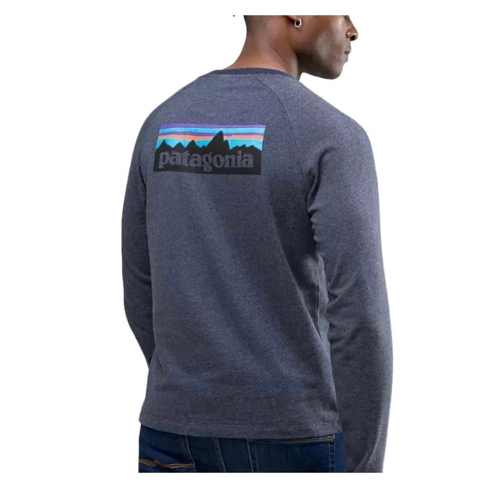Classic Patagonia Logo Dark Grey Crewneck Men’s XL